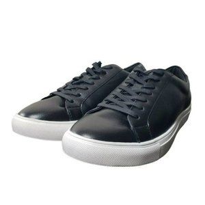 Alfani Mens Black Grayson Lace Up Sneakers Casual Low Top Shoes Size 9.5 M